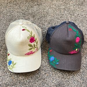 EUC Embroidered Prana Hats Bundle